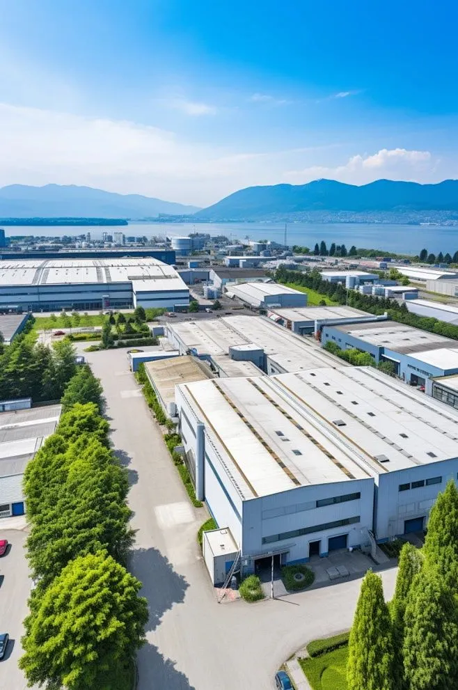 Sweeping in an industrial park