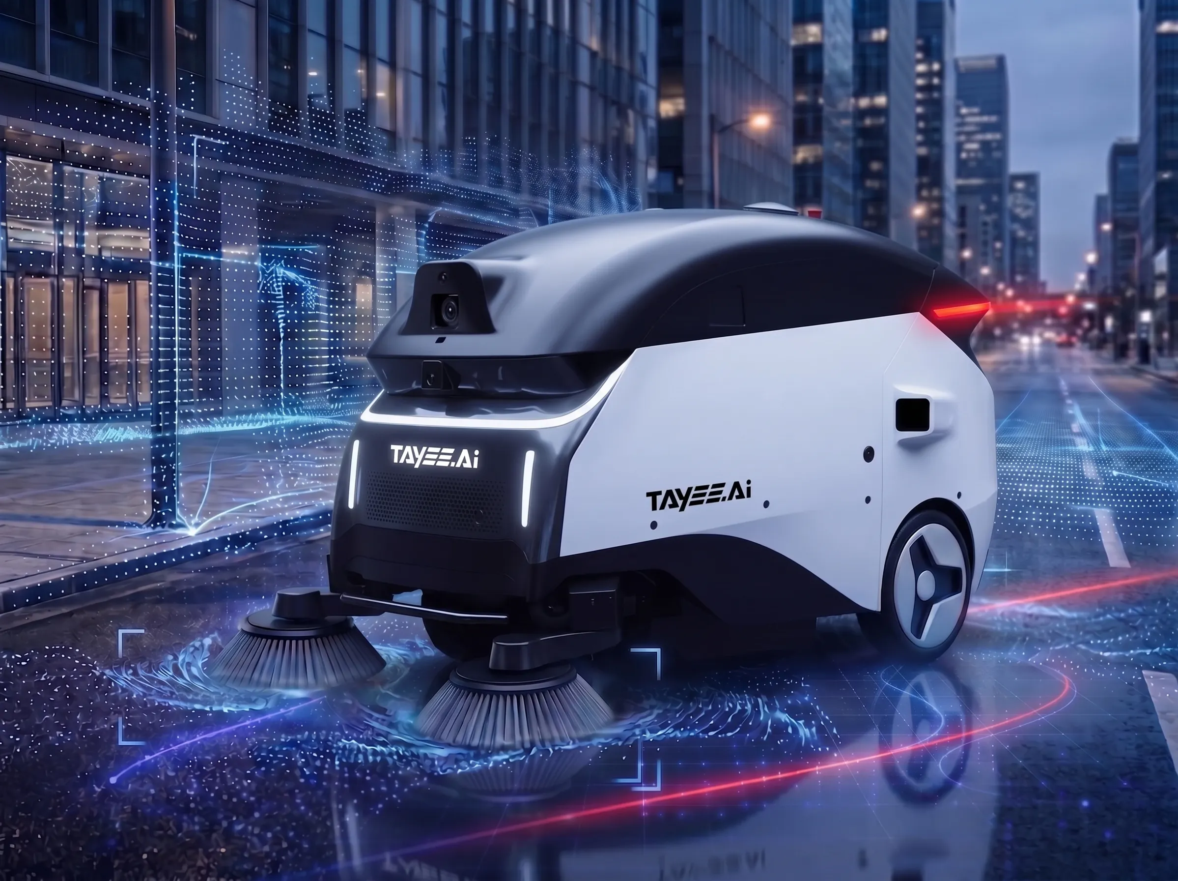 Robot entering a brand-new city street and planning autonomously without pre-mapping